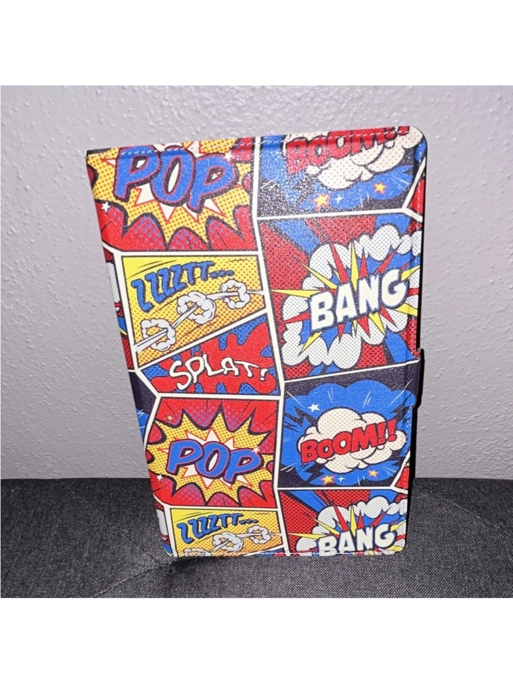 Comic Pop Art Tablet Case - Red, Blue, Yellow